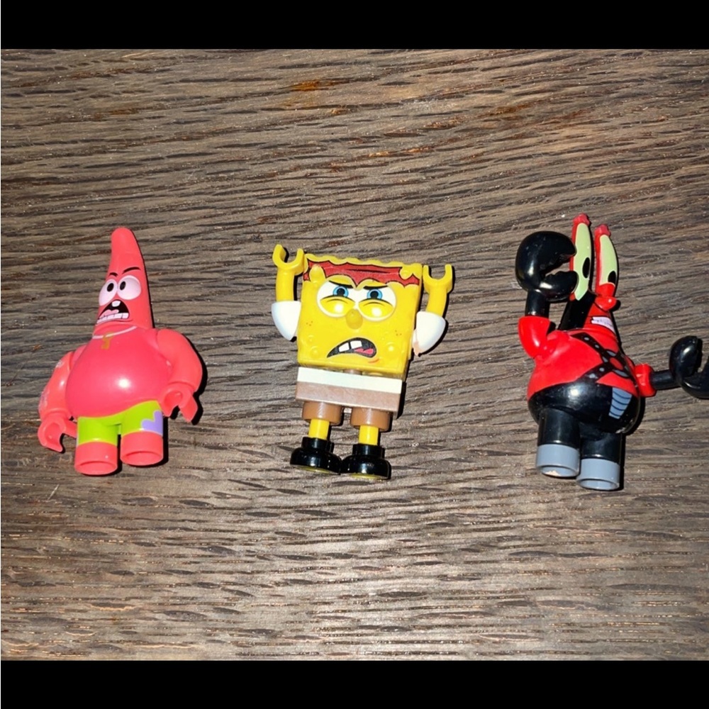 spongebob squarepants mega bloks mini-figures